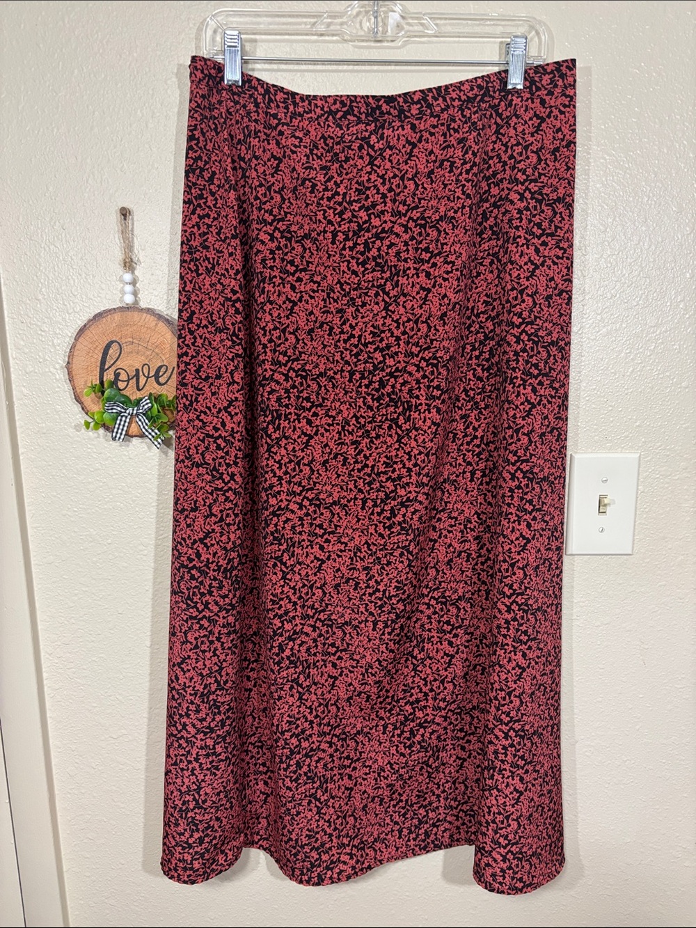 Vintage 90s Kathie Lee Collection Floral Skirt Size 14